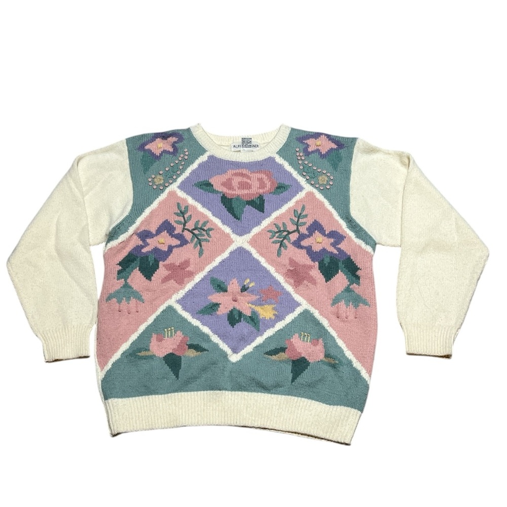Vintage Alfred Dunner Cottage Core Sweater